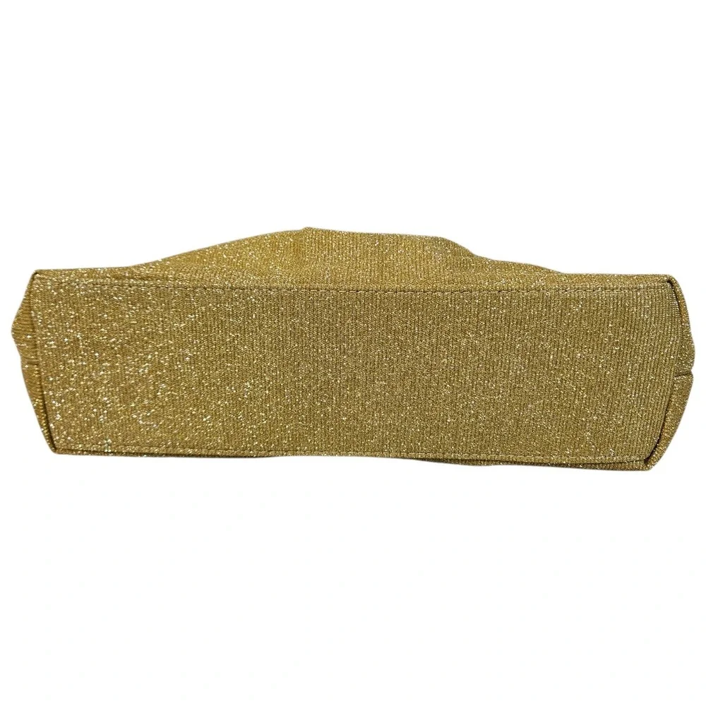NWT Victoria's Secret VS‎ Glam Glitter Gold Evening Clutch Purse Valentine's Day